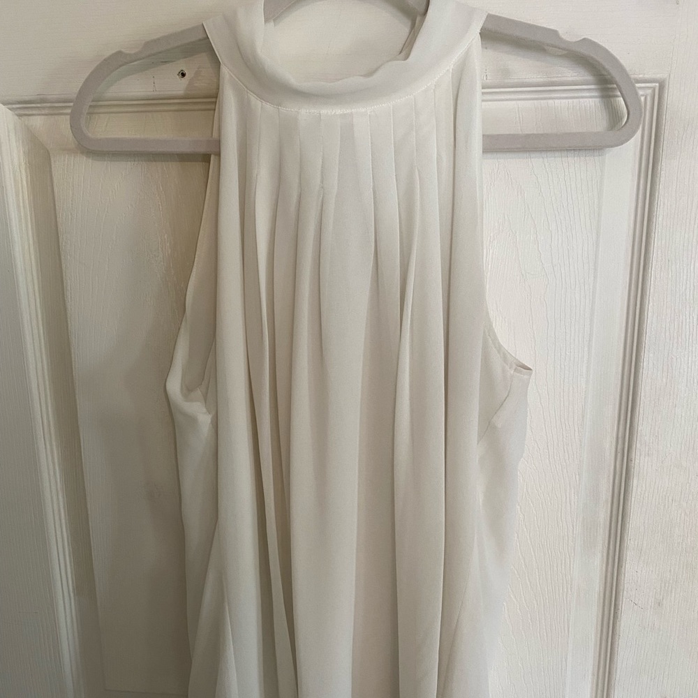 White Naked Zebra Blouse